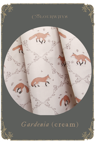 Otome kei fox print by Mulberry Chronicles Melbourne Indie Brand