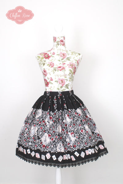 Alice and the Pirates Beardsley Rose Skirt